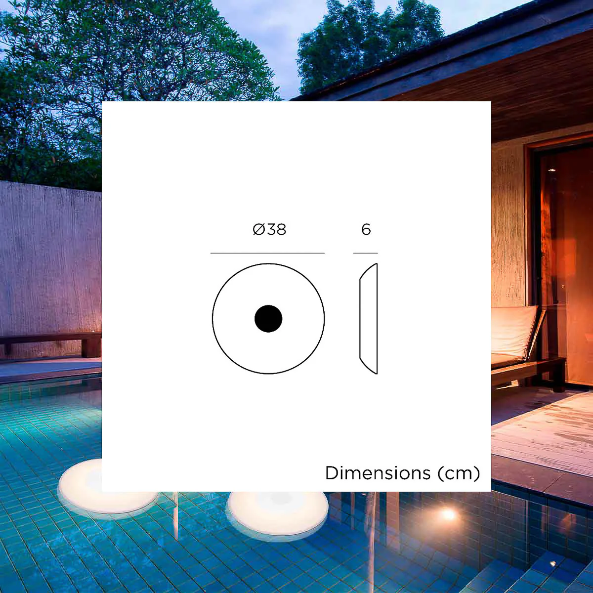 Altavoz inalámbrico para piscina PLAY DISK 40 WALL & POOL - Image 8