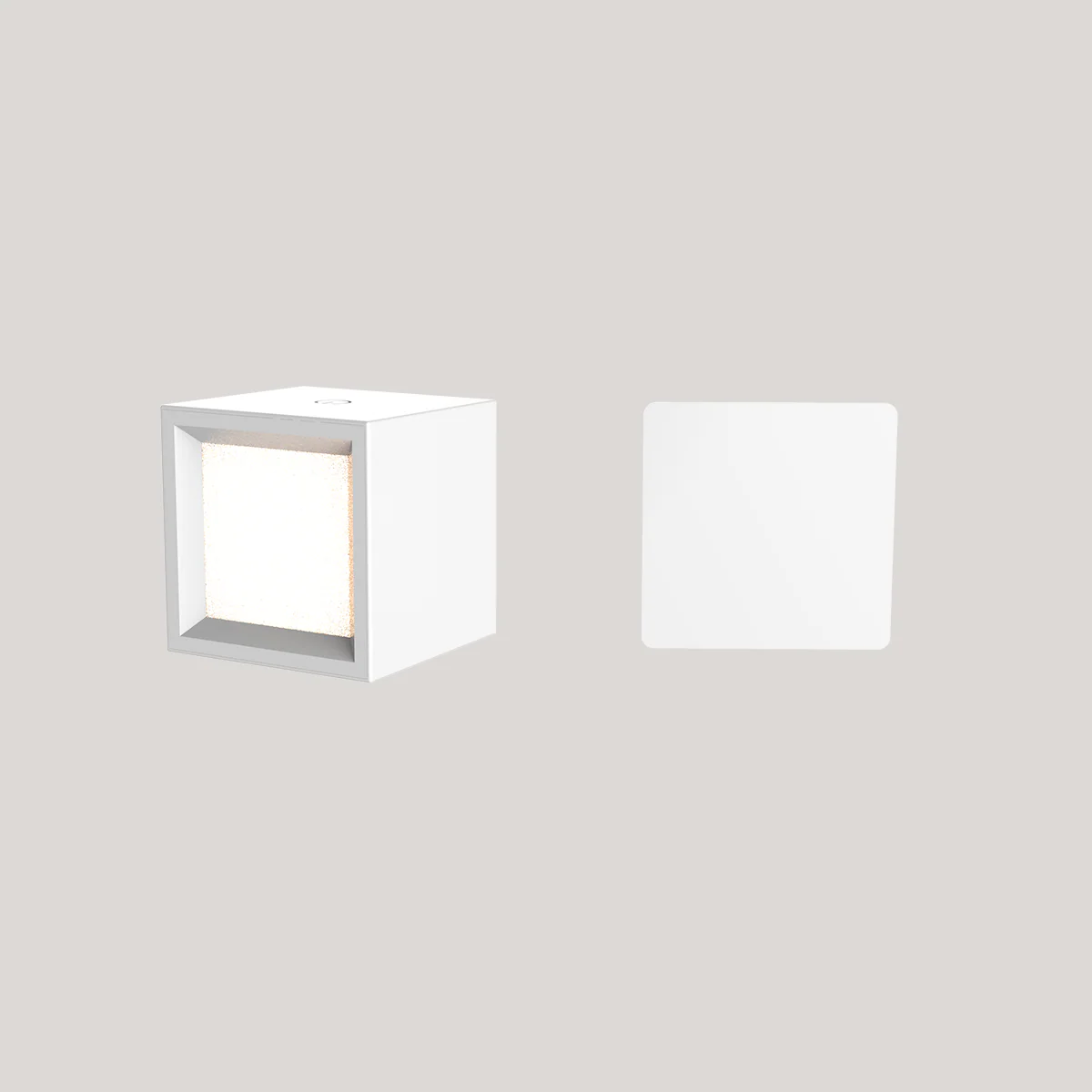 Aplique de pared cuadrado sin cables para interior BOX 8 - Image 6