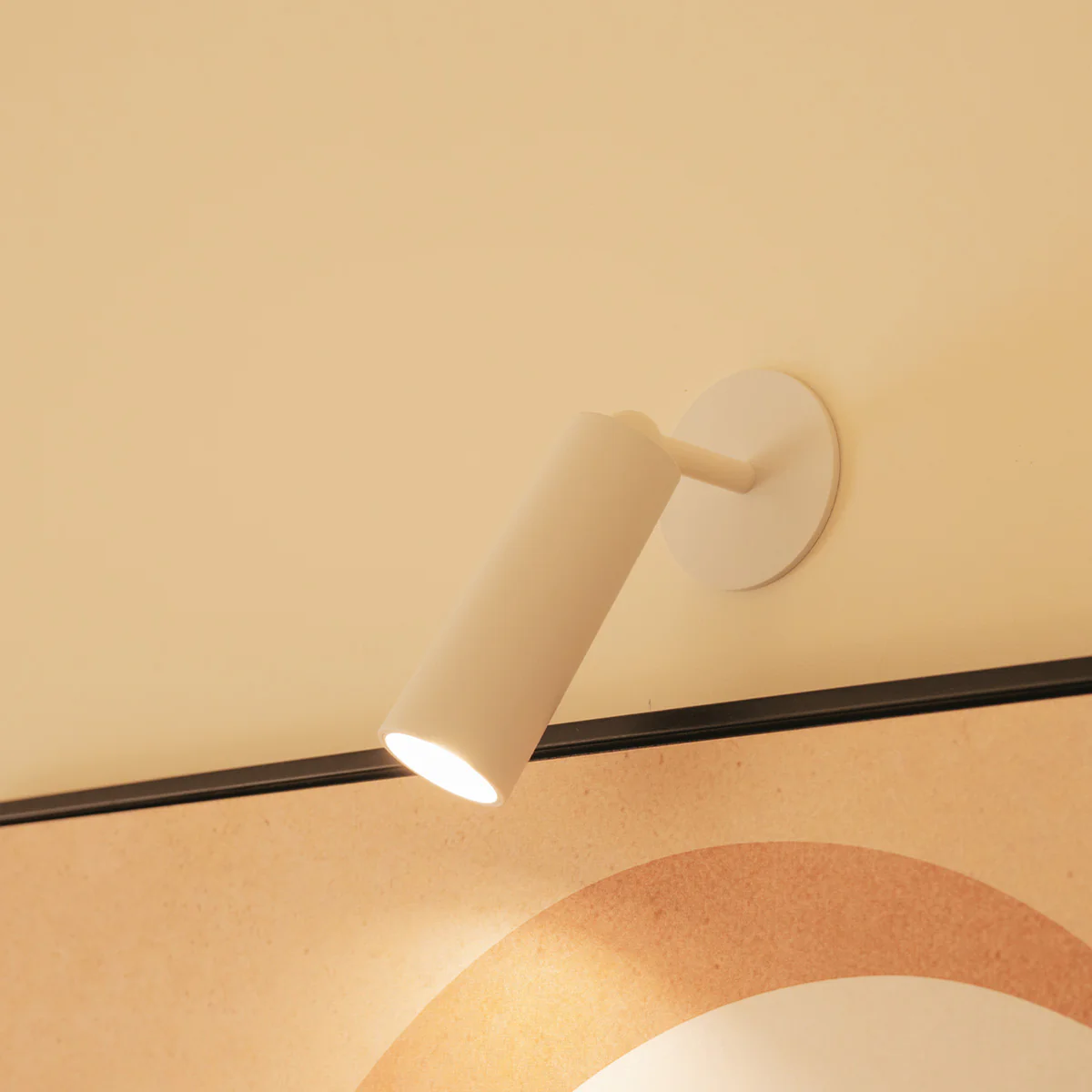 Aplique de pared redondo sin cables para interior ROLL 4 Wood y Marble - Image 9