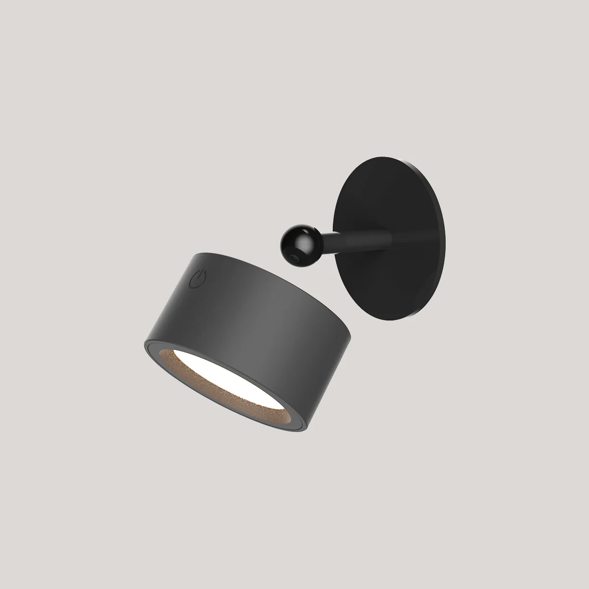 Aplique de pared redondo sin cables para interior ROLL 8 Wood y Marble - Image 10