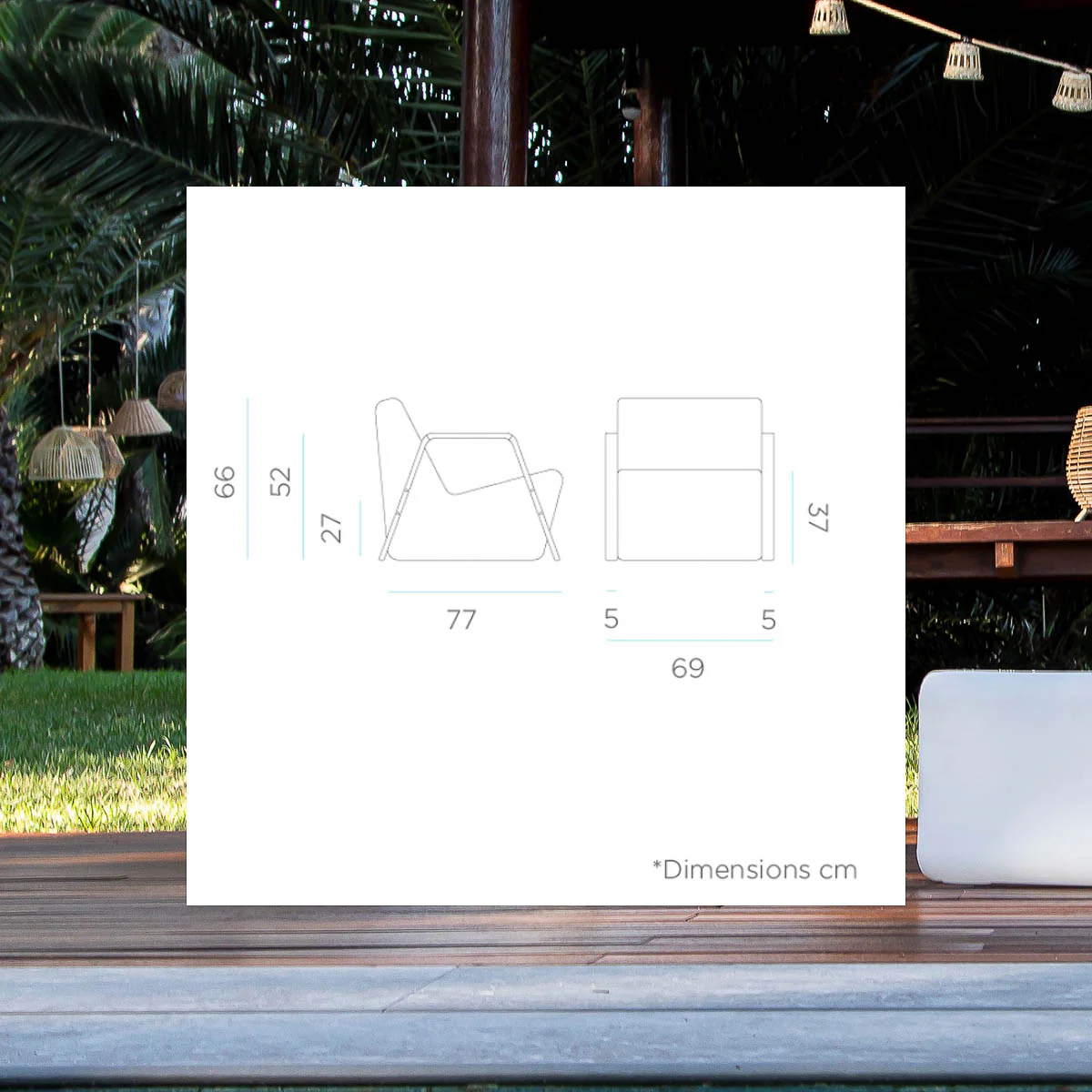 Asiento con reposabrazos Tarida Sit Arms - Image 8