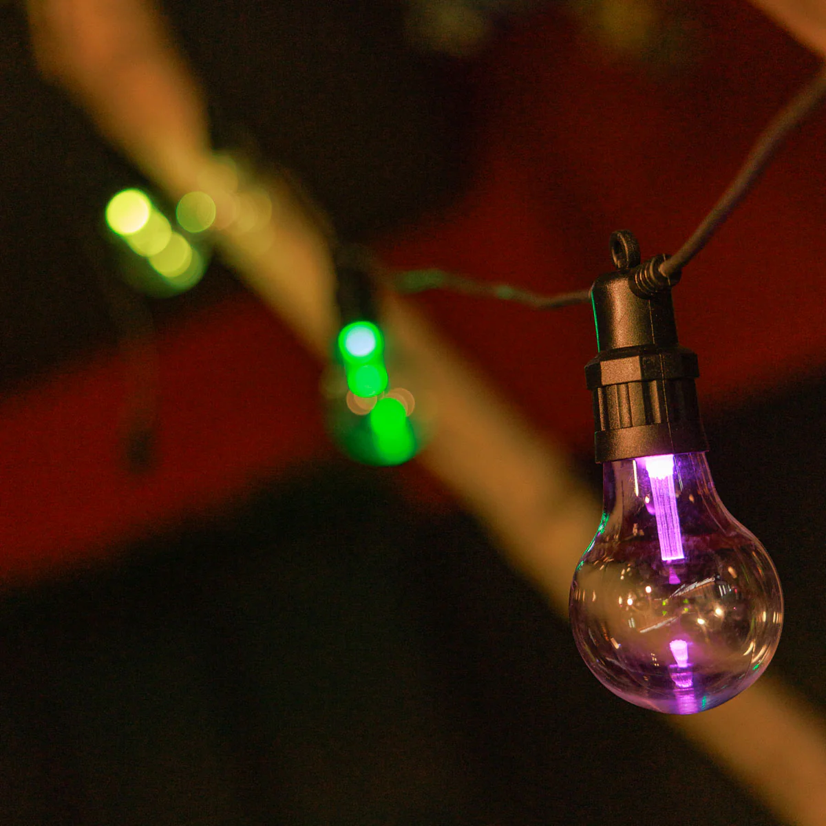 GUIRNALDA DE LUCES ALLEGRA BLACK luz RGB