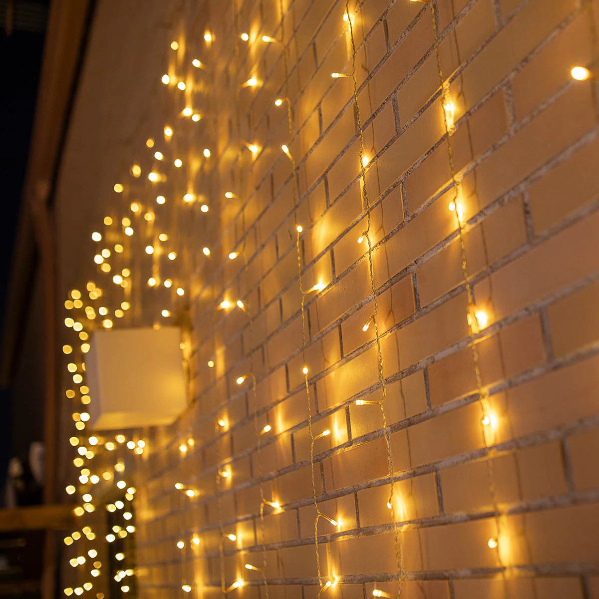 GUIRNALDA CORTINA DE LUCES PARA EXTERIOR LUCEO 3x2 - Image 2