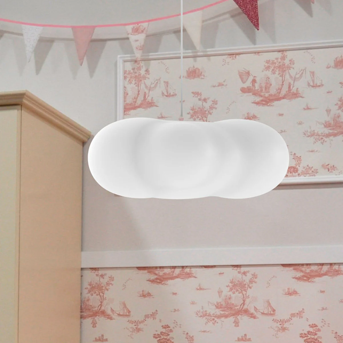 LÁMPARA COLGANTE CON FORMA DE NUBE CLAUDY HANG BLANCO - Image 3