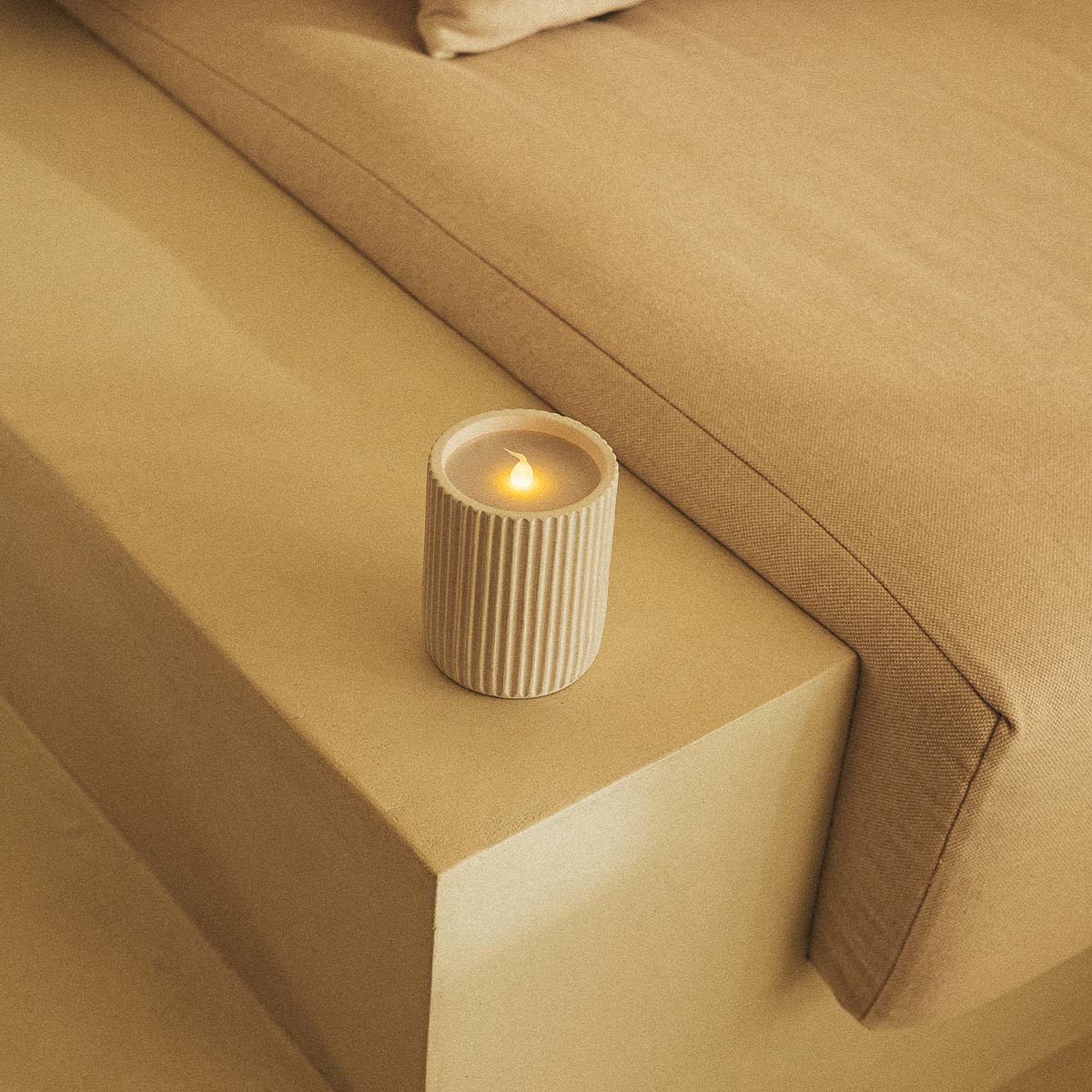 LÁMPARA DE FORMATO VELA DOLO CERAMIC (Pack 2 unidades) - Image 3