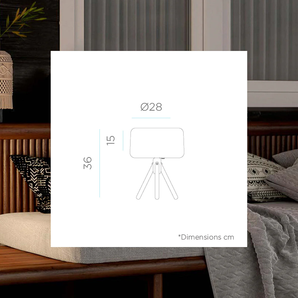 LÁMPARA DE MESA CHLOE 35 - Image 16