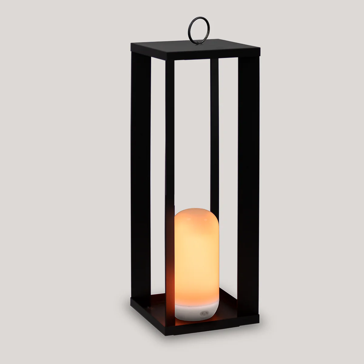 Farol metálico portátil sin cables con efecto llama/fijo SIROCO - Image 6