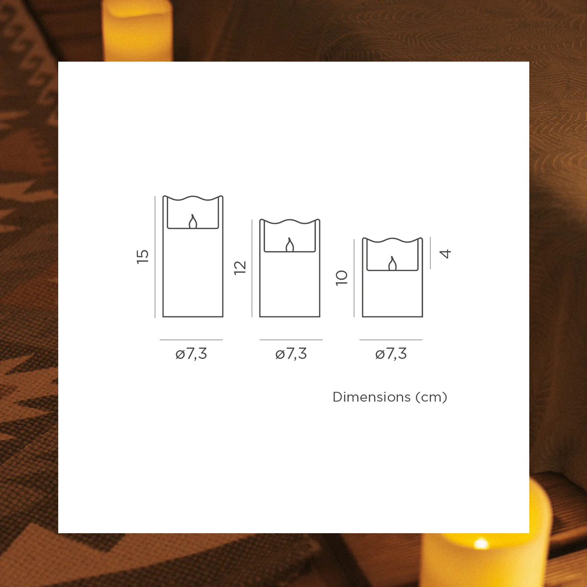 LÁMPARAS DE FORMATO VELA DOLO PACK 3 - Image 9
