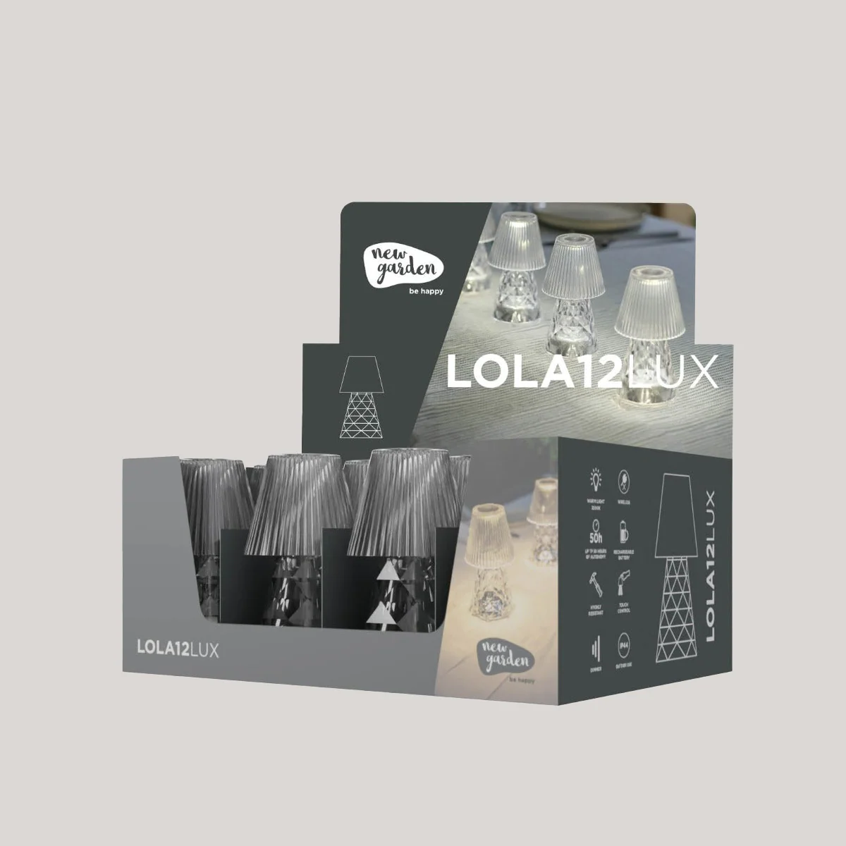 Pack 12 Unidades - LÁMPARA DE MESA LOLA 12 LUX - Image 4