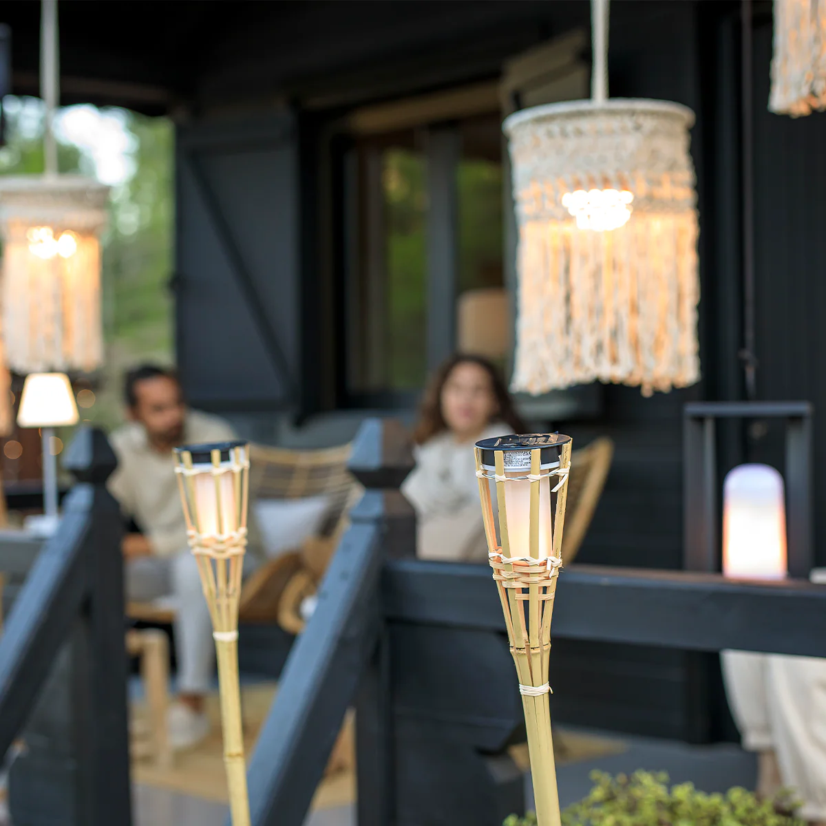 Pica solar para jardín con luz efecto fuego HIAMA (24 unidades) - Image 6
