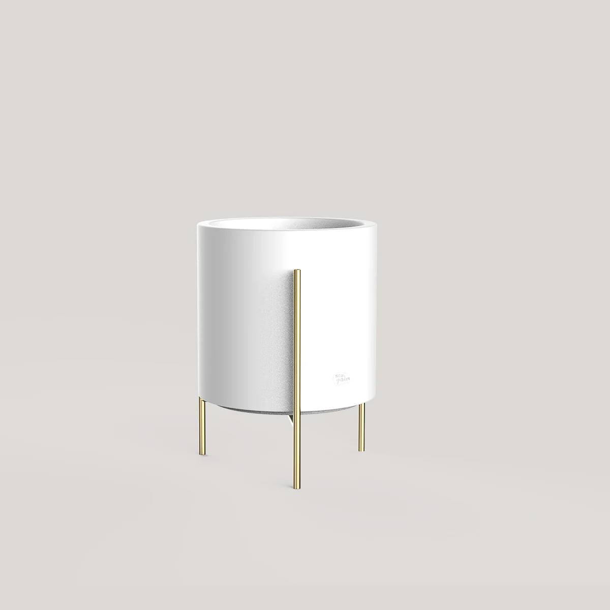MACETERO DE PIE: SOPORTE LIFT + HORTENSIA 30 BLANCO - Image 4