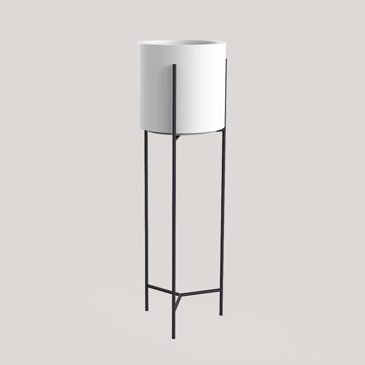 MACETERO DE PIE: SOPORTE LIFT + HORTENSIA 30 BLANCO - Image 5